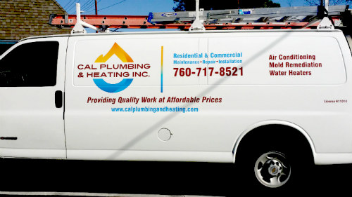 Cal Plumbing Service Van